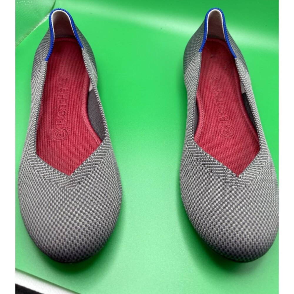 Rothy's Gray and Blue Women's Flats